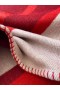 Hermes Red Avalon Bayadere Throw Blanket
