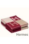 Hermes Red Avalon III Throw Blanket