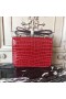 Hermes Red Constance MM 24cm Crocodile Bag