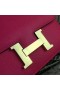 Hermes Red Constance MM 24cm Epsom Leather Bag