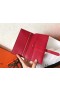 Hermes Red Epsom Bearn Gusset Wallet