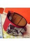 Hermes Red Epsom Collier de Chien Bracelet Size S