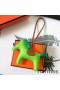 Hermes Rodeo Horse Bag Charm In Fruit Green/Camarel/Green Leather