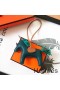 Hermes Rodeo Horse Bag Charm In Malachite/Camarel/Green Leather