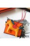 Hermes Rodeo Horse Bag Charm In Yellow/Piment/Green Leather