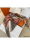 Hermes Rose/Naturel Dressage Tressage Shawl 140