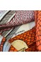 Hermes Rose/Naturel Dressage Tressage Shawl 140
