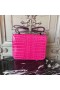 Hermes Rose Red Constance MM 24cm Crocodile Bag