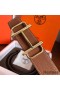 Hermes Royal 38MM Reversible Belt In Brown Clemence Leather