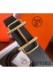 Hermes Royal 38MM Reversible Belt In Cafe Clemence Leather