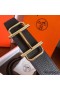 Hermes Royal 38MM Reversible Belt In Cafe Clemence Leather
