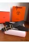 Hermes Royal 38MM Reversible Belt In Cafe Clemence Leather