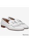 Hermes Royal Loafers In White Calfksin