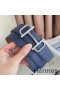Hermes Royal Reversible Belt 38MM in Blue and Gold Epsom Calfskin