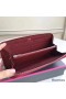 Hermes Ruby Clemence Azap Zipped Wallet