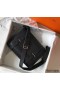 Hermes Steve 35 Messenger Bag In Black Clemence Calfskin