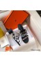 Hermes Tandem Sandals In Gold/Silver Lambskin