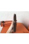 Hermes Taupe Clemence Bearn Gusset Wallet