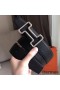 Hermes Tonight 38MM Reversible Belt In Black Clemence Leather