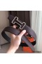 Hermes Tonight 38MM Reversible Belt In Cafe Clemence Leather