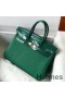 Hermes Touch Birkin 25cm Limited Edition Green Bag