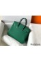 Hermes Touch Birkin 25cm Limited Edition Green Bag