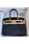 Hermes Touch Birkin 30 Bag In Black Shiny Niloticus Crocodile Skin