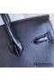 Hermes Touch Birkin 30 Bag In Black Shiny Niloticus Crocodile Skin