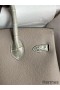 Hermes Touch Birkin 30 Bag In Gris Asphalt Clemence and Shiny Niloticus Crocodile Skin