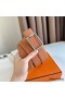 Hermes Tube H Reversible Belt 38MM in Gold Clemence Leather