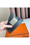 Hermes Typo Reversible Belt 32MM in Black Epsom Calfskin
