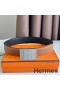 Hermes Typo Reversible Belt 32MM in Gold Epsom Calfskin