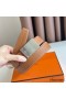 Hermes Typo Reversible Belt 32MM in Gold Epsom Calfskin