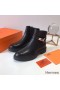 Hermes Veo Ankle Boots In Black Calfskin