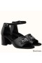 Hermes Viaggio 60MM Sandals In Black Leather
