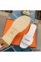 Hermes View Sandals In White Calfskin leather