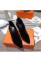 Hermes Virginia Ankle Boots In Black Velvet