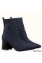 Hermes Volver 60 Ankle Boot In Blue Knit