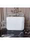 Hermes White Constance MM 24cm Crocodile Bag