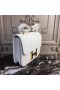 Hermes White Constance MM 24cm Epsom Leather Bag