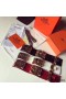 Hermes White Crocodile Collier de Chien Bracelet Size S