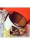 Hermes White Epsom Collier de Chien Bracelet Size S
