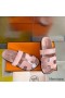 Hermes Women's Chypre Sandals In Pink Suede Calfskin