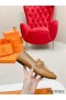 Hermes Women's Colette Loafers in Brown Leather