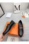 Hermes Women's Faubourg Loafers in Black Leather