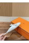 Hermes Women's Oz Mules in White Calfskin