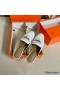Hermes Women's Oz Mules in White Leather