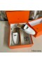 Hermes Women's Oz Mules in White Leather