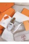 Hermes Women's Oz Mules with Fringed in White Leather