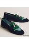Hermes Women's Royal Loafers in Multicolor Suede Leather